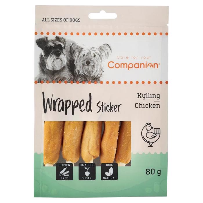 Companion Wrapped Chicken Sticker Tyggestænger med Kylling 80g